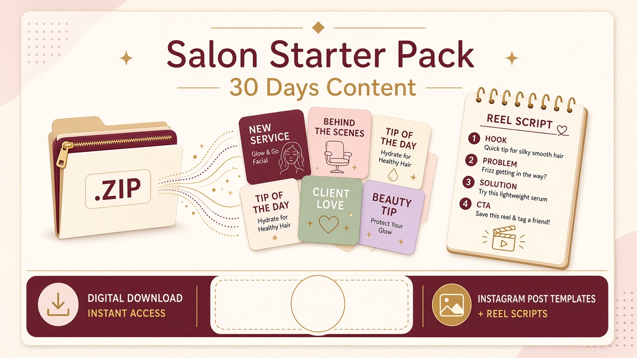 Salon Starter Pack product mockup